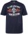 JP1880 T-Shirt Short Sleeve Chest Print Navy - Trička - Trička nadměrné velikosti - 2XL-14XL