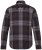 JP1880 Shirt Flannel Long Sleeve Dark Brown - Košile - Košile 2XL-10XL