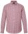 JP1880 Checked Flannel Shirt Long Sleeve Light Red - Košile - Košile 2XL-10XL