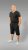 20 Nodi Scirocco Short Leg Sports Pants in Combed Cotton Jersey Black - Tepláky & kraťasy - Tepláky a Teplákové Kraťasy 2XL-12XL