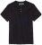 Adamo Silas Regular fit Serafino T-shirt Black - Trička - Trička nadměrné velikosti - 2XL-14XL