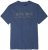 Adamo Simon Regular fit Printed T-shirt Denim Blue - Trička - Trička nadměrné velikosti - 2XL-14XL