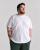 Motley Denim Stockholm T-shirt White - Trička - Trička nadměrné velikosti - 2XL-14XL