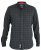 D555 Taylor Long Sleeve Shirt Charcoal - Košile - Košile 2XL-10XL