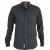 D555 Taylor Long Sleeve Shirt Charcoal - Košile - Košile 2XL-10XL