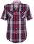 D555 Terell Shirt Navy/Red - Košile - Košile 2XL-10XL