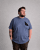 Motley Denim Milan Tričko Světlé indigo - Trička - Trička nadměrné velikosti - 2XL-14XL
