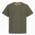Motley Denim Stockholm T-shirt Dark Khaki - Trička - Trička nadměrné velikosti - 2XL-14XL