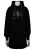 Nora Mikken KADRI WHITE Long Hoodie Black - Mikiny & mikiny s kapucí - 