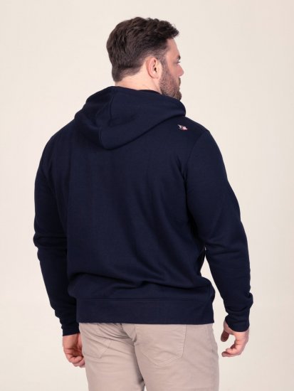 D555 Hector Adventurer Printed Zip Through Hoody Námořnická modrá - Mikiny & mikiny s kapucí - Mikiny & Mikiny s kapucí 2XL-12XL