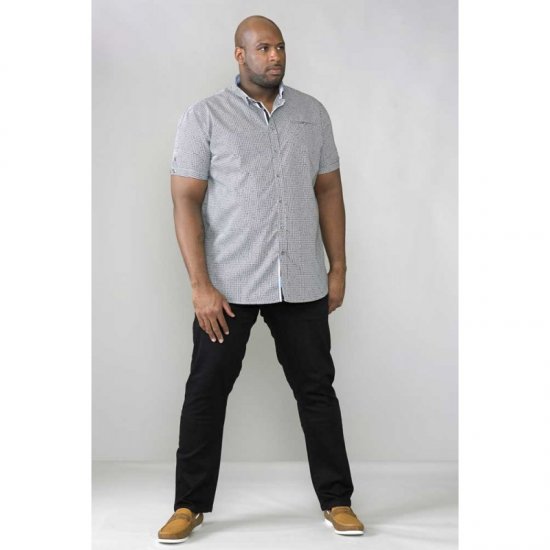 D555 Claude Stretch Jeans Black TALL SIZES - PÁNSKÉ OBLEČENÍ MT-6XLT - TALL-velikosti