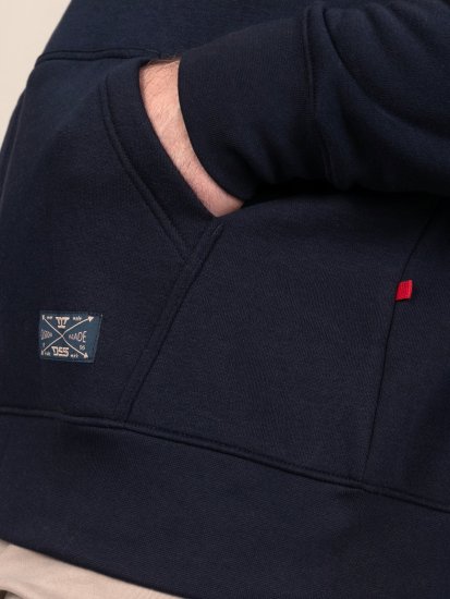 D555 Hector Adventurer Printed Zip Through Hoody Námořnická modrá - Mikiny & mikiny s kapucí - Mikiny & Mikiny s kapucí 2XL-12XL