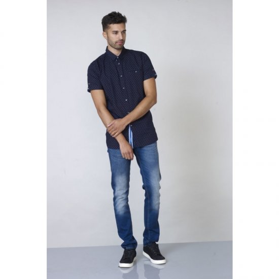 D555 Kurt Printed Short Sleeve Shirt - Košile - Košile 2XL-10XL