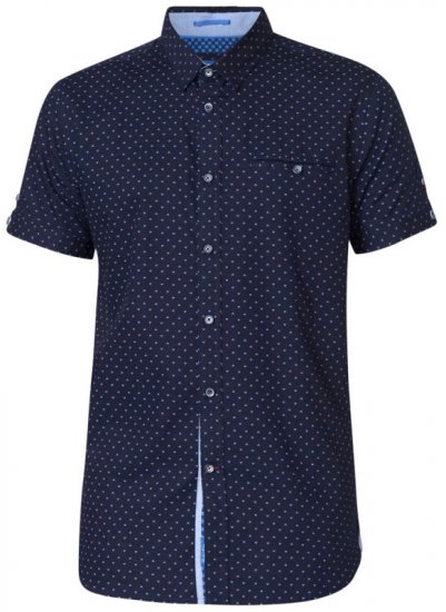 D555 Kurt Printed Short Sleeve Shirt - Košile - Košile 2XL-10XL