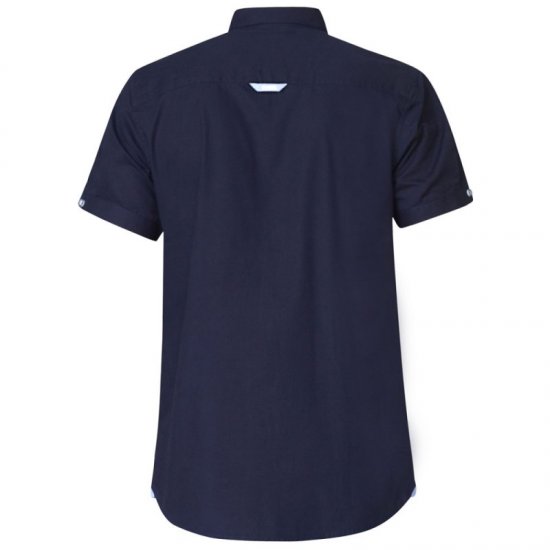 D555 Tim Short Sleeve Shirt Navy - Košile - Košile 2XL-10XL