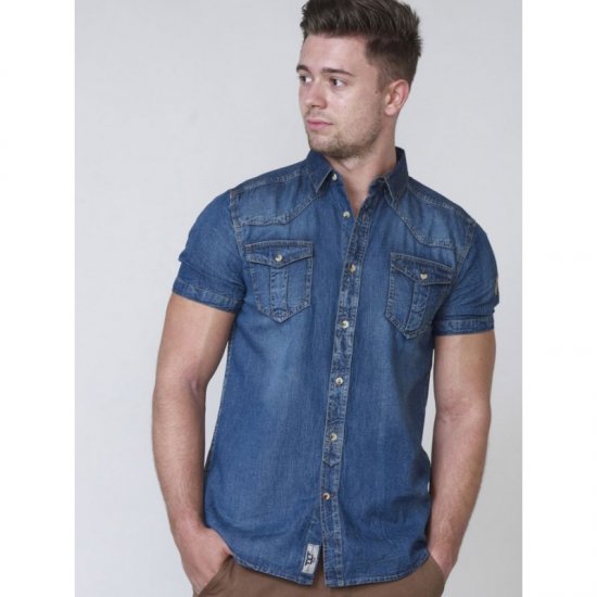 D555 Mike Denim Shirt - Košile - Košile 2XL-10XL
