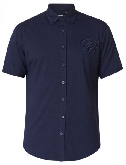 D555 Beaver Couture Jersey Shirt Navy - Košile - Košile 2XL-10XL