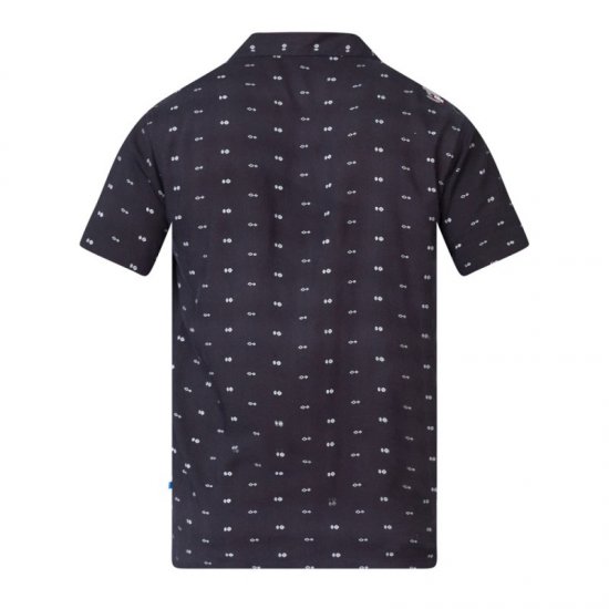 D555 Luciano Bowling Shirt Black - Košile - Košile 2XL-10XL