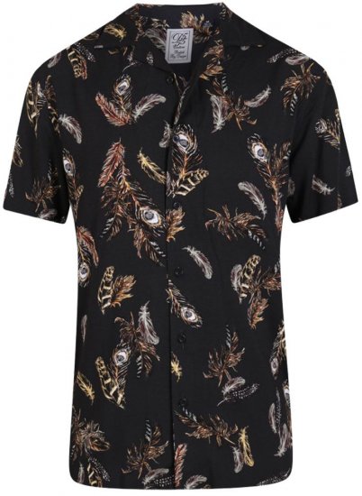 D555 Randal Shirt Black - Košile - Košile 2XL-10XL