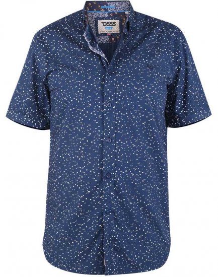 D555 FINDON Print Shirt - Košile - Košile 2XL-10XL