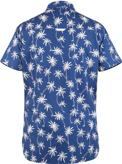 D555 BURLEY Palm Tree Print Shirt - Košile - Košile 2XL-10XL