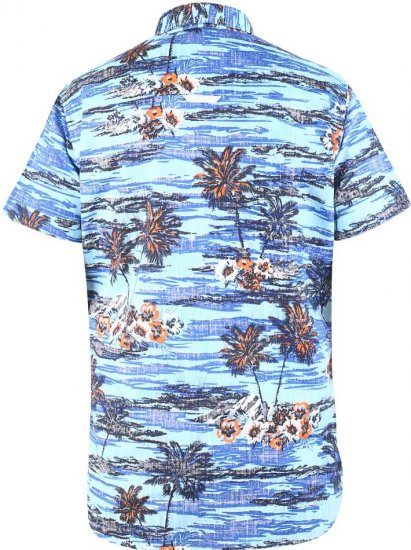 D555 CHARFORD Hawaiian Reverse Printed Shirt - Košile - Košile 2XL-10XL