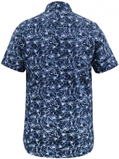 D555 Padbury Floral Ao Printed S/S Shirt Navy - Košile - Košile 2XL-10XL