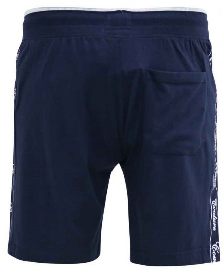 D555 Brantham Couture Elasticated Waistband Shorts Navy - Tepláky & kraťasy - Tepláky a Teplákové Kraťasy 2XL-12XL