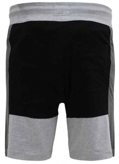 D555 Kirton Couture Elasticated Waistband Shorts Black/Charcoal - Tepláky & kraťasy - Tepláky a Teplákové Kraťasy 2XL-12XL