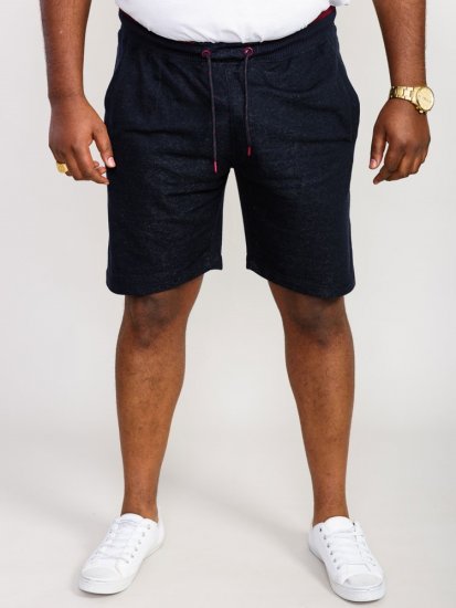 D555 Tunstall Elasticated Waist Sweatshorts Denim - Tepláky & kraťasy - Tepláky a Teplákové Kraťasy 2XL-12XL