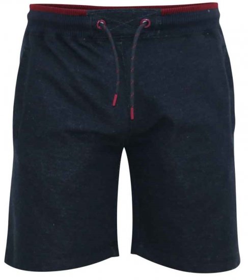 D555 Tunstall Elasticated Waist Sweatshorts Denim - Tepláky & kraťasy - Tepláky a Teplákové Kraťasy 2XL-12XL