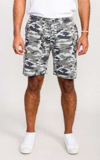 D555 Carlton Elasticated Waist Jersey Camo Shorts - Tepláky & kraťasy - Tepláky a Teplákové Kraťasy 2XL-12XL