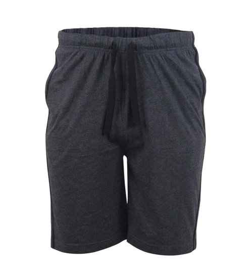 D555 Ryan Jersey Shorts 2-pack Black/Charcoal - Tepláky & kraťasy - Tepláky a Teplákové Kraťasy 2XL-12XL