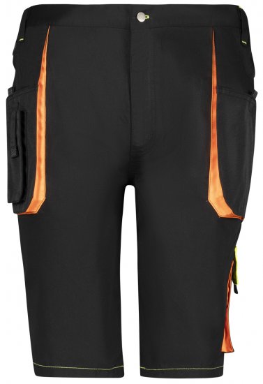 Adamo 109120 Pracovní Kraťasy Černá - Pracovní oděvy - Pracovní Oděvy 3XL-6XL