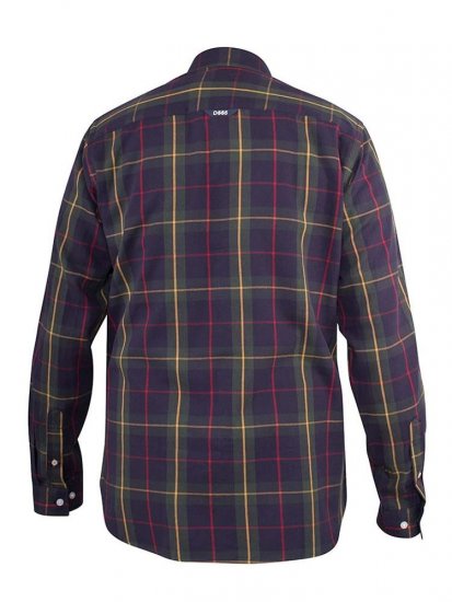 D555 Gladstone Check Button Down Collar Shirt - Košile - Košile 2XL-10XL