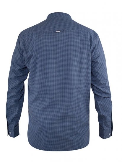 D555 Melbourne Gingham Check Long Sleeve Button Down Shirt - Košile - Košile 2XL-10XL