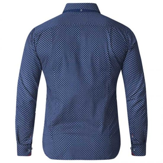 D555 Lavar Long Sleeve Diamond Printed Shirt - Košile - Košile 2XL-10XL