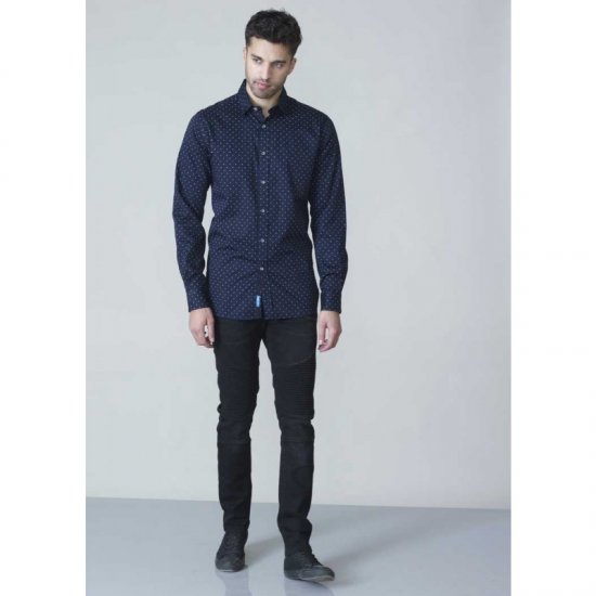 D555 Rashard Long Sleeve Printed Shirt - Košile - Košile 2XL-10XL