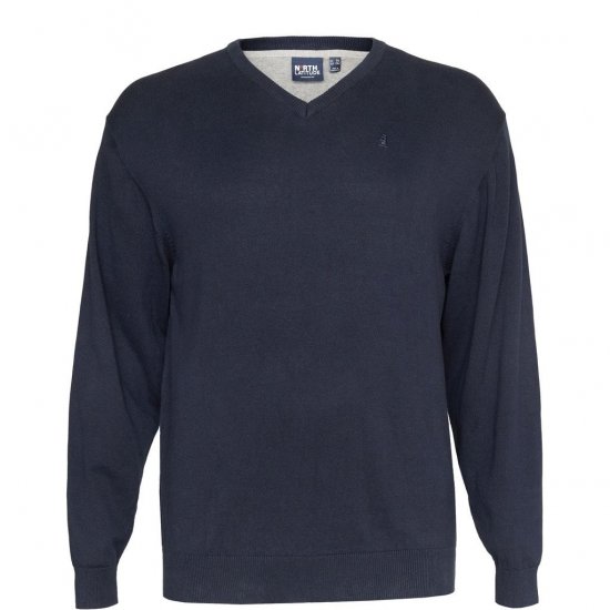 North Latitude V-neck knit Night Sky - Mikiny & mikiny s kapucí - Mikiny & Mikiny s kapucí 2XL-12XL