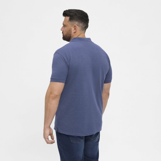 North Latitude Polo Blue Melange - Polokošile - Polokošile 2XL-8XL - Trička s límečkem 2XL-8XL