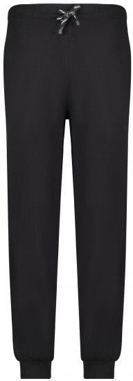 Adamo Jakob Pyjama Pants with Cuffs Black - Spodní prádlo - Spodní Prádlo Nadměrné Velikosti 2XL-8XL