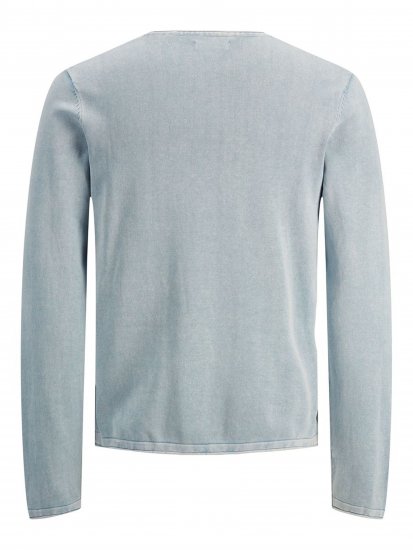 Jack & Jones JJELEO Knit Faded Denim - Mikiny & mikiny s kapucí - Mikiny & Mikiny s kapucí 2XL-12XL
