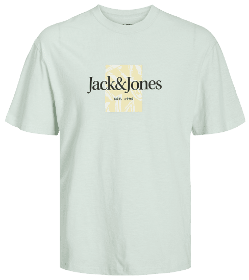 Jack & Jones JORLAFAYETTE BRANDING T-Shirt Skylight - Trička - Trička nadměrné velikosti - 2XL-14XL