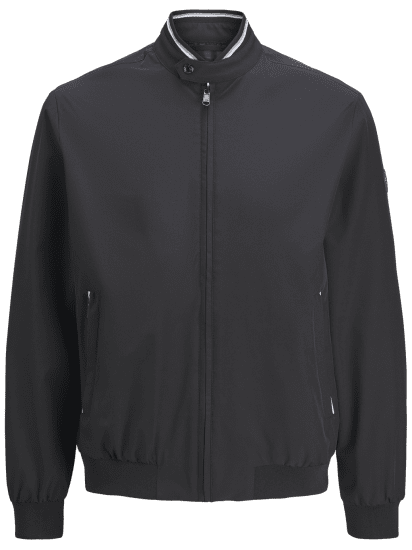 Jack & Jones Brook Bomber Black - Bundy - Bundy Nadměrné Velikosti - 2XL-8XL