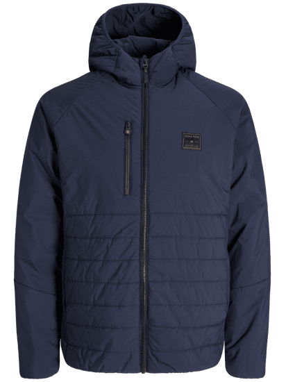Jack & Jones Finn Hybrid Jacket Sky Captain - Bundy - Bundy Nadměrné Velikosti - 2XL-8XL