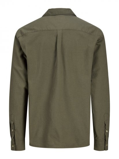 Jack & Jones Tristan Overshirt khaki - Košile - Košile 2XL-10XL