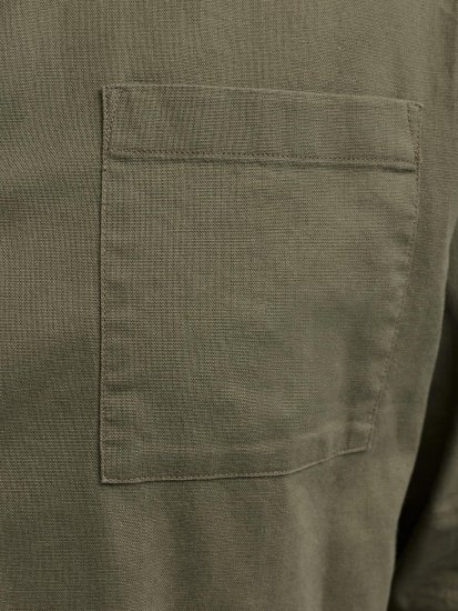 Jack & Jones Tristan Overshirt khaki - Košile - Košile 2XL-10XL