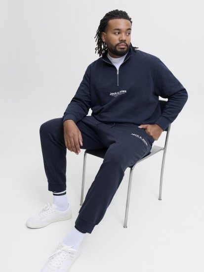 Jack & Jones Vesterbro tepláková souprava námořnická modrá - Mikiny & mikiny s kapucí - Mikiny & Mikiny s kapucí 2XL-12XL