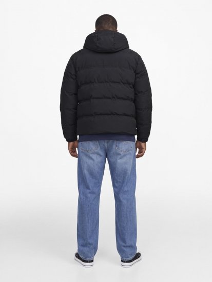 Jack & Jones Sage Prošívaná bunda Černá - Bundy - Bundy Nadměrné Velikosti - 2XL-8XL