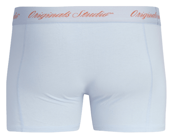Jack & Jones Jacnorrebro Jednobarevné Boxerky 3-Balení Modrá - Spodní prádlo - Spodní Prádlo Nadměrné Velikosti 2XL-8XL